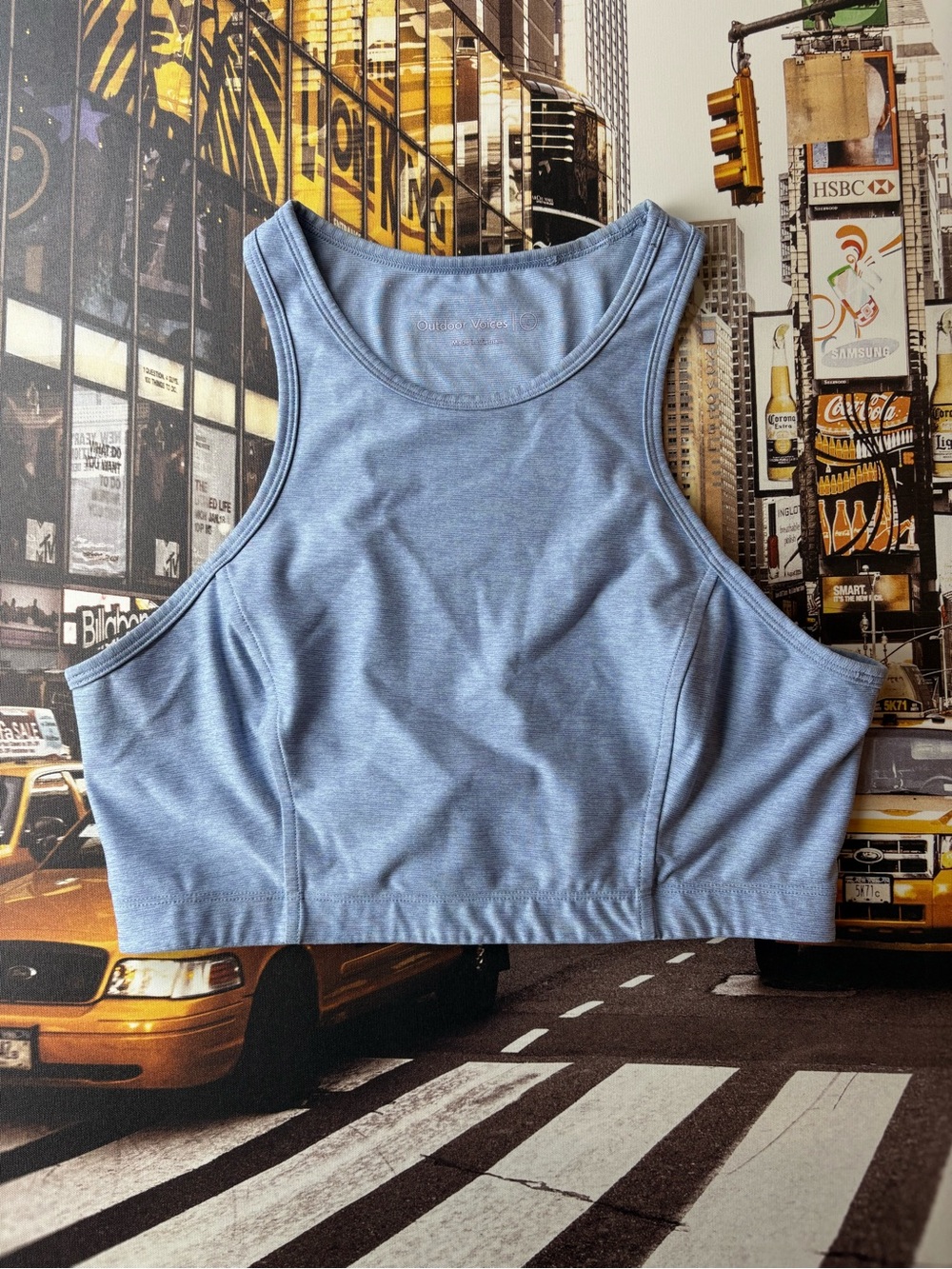 Outdoor Voices Blue Sports Bra Size L
